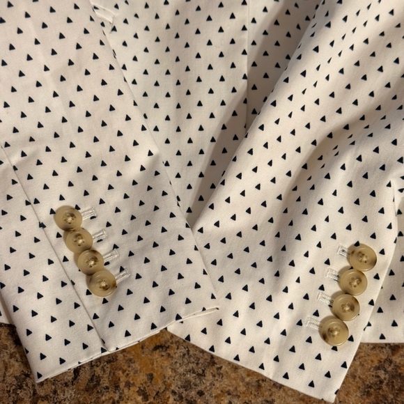 J. Crew White Polka Dot Blazer - Picture 10 of 16